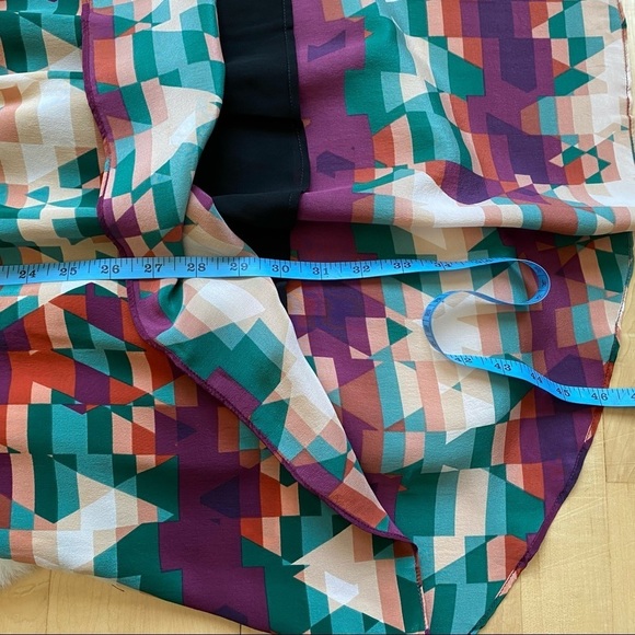 SOLD - Revolve | Line & Dot Geometric Print Silk Dress - Picture 11 of 13